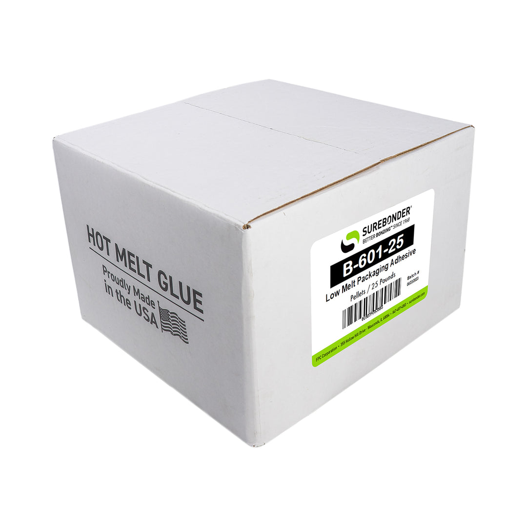 B-601-25 Low Melt Bulk Glue Pellets | 25 lb Box