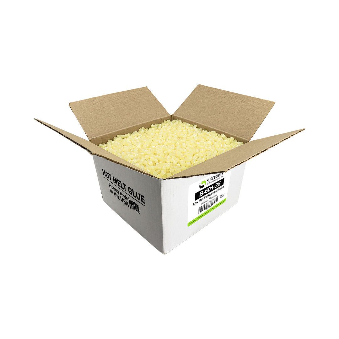 B-601-25 Low Melt Bulk Glue Pellets | 25 lb Box