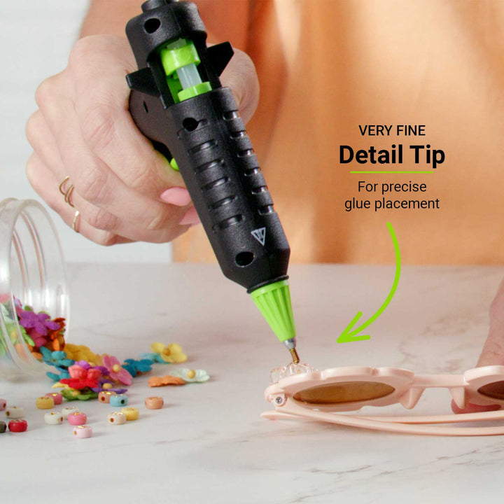 CL-195F 20W High Temperature Mini Size Cordless/Corded Detail Tip Hot Glue Gun