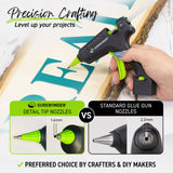 CL-195F 20W High Temperature Mini Size Cordless/Corded Detail Tip Hot Glue Gun