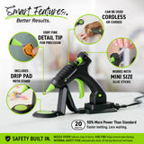 CL-195F 20W High Temperature Mini Size Cordless/Corded Detail Tip Hot Glue Gun