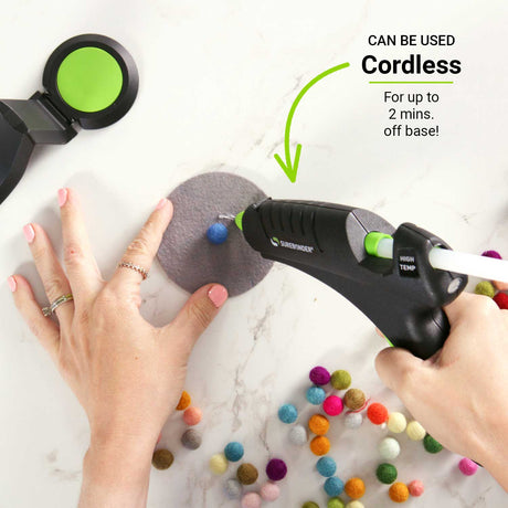 CL-800F 60W High Temperature Full Size Cordless/Corded Hot Glue Gun