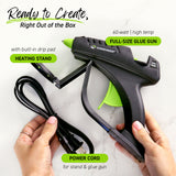 CL-800F 60W High Temperature Full Size Cordless/Corded Hot Glue Gun
