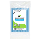 Color Stik 4" Mini Size Light Blue Hot Glue Sticks - 12 Pack