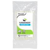 Color Stik 4" Mini Size White Hot Glue Sticks - 12 Pack