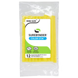 Color Stik 4" Mini Size Yellow Hot Glue Sticks - 12 Pack