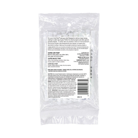 Cool Shot 4" Mini Size Hot Glue Sticks - 15 pack