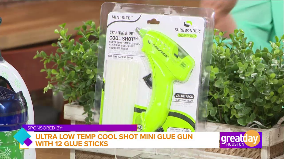 Surebonder Ultra Low Cool Shot Glue Gun for Houston Greatday Tv