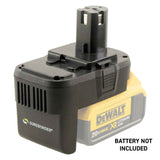 HYBRID-120 120W High Temperature Full Size 18V Cordless/Corded Glue Gun | Dewalt® Version