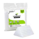 Clear Stik 4" Mini Size All Purpose Hot Glue Sticks - 100 Pack