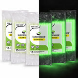 Glow Stik 4" Mini Size Glow In the Dark Hot Glue Sticks - 75 Pack
