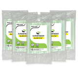 Glow Stik 4" Mini Size Glow In the Dark Hot Glue Sticks - 75 Pack