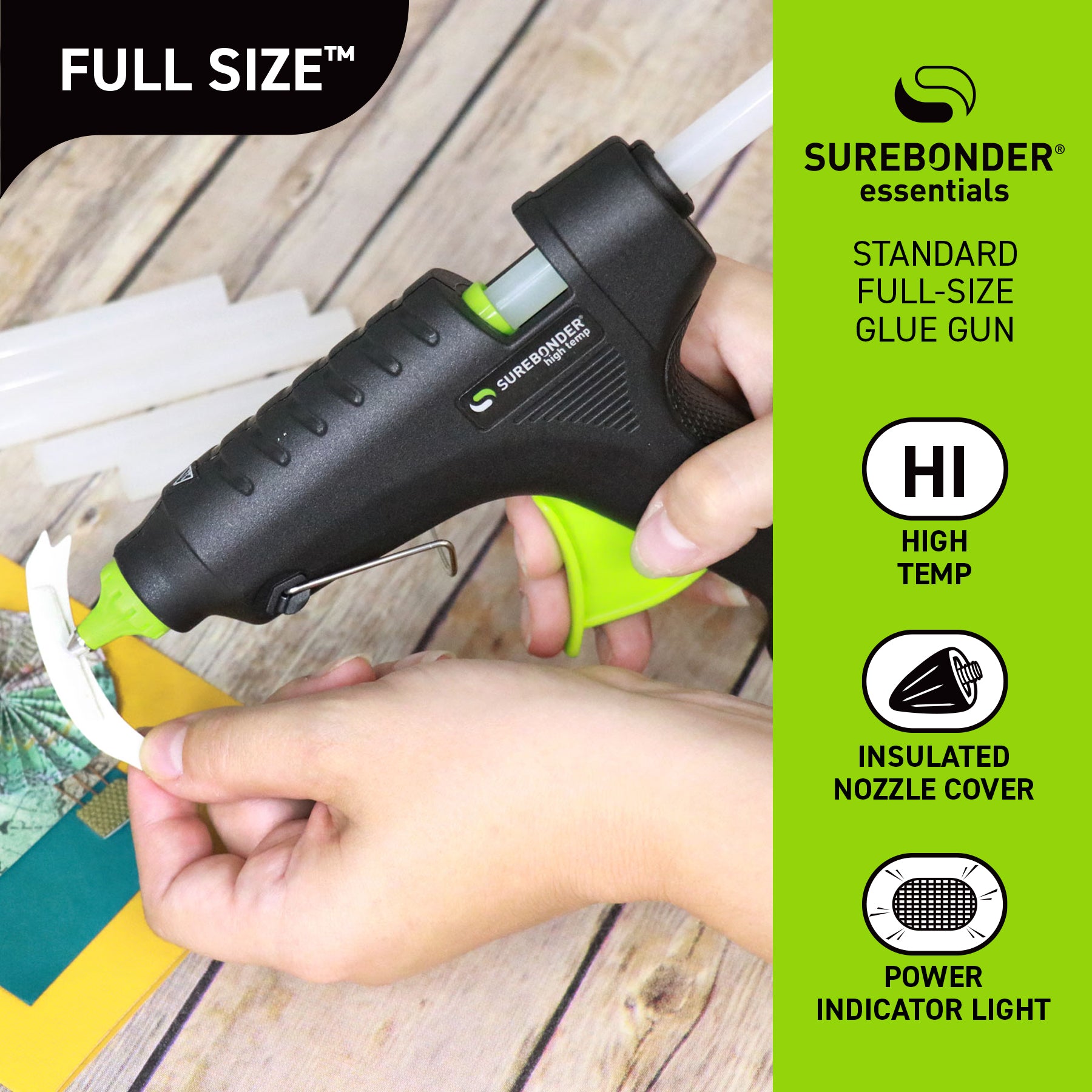 40W High Temperature Full Size Hot Glue Gun, H-270 | Surebonder