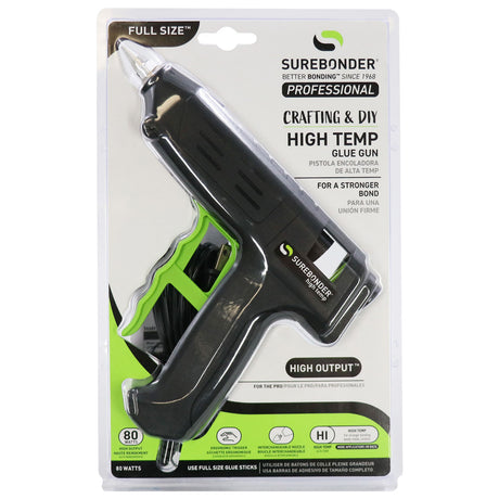 HE-750W 80W High Temperature Full Size Hot Glue Gun