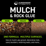 Mulch & Rock Glue 1 Gallon | Outdoor Landscape Adhesive