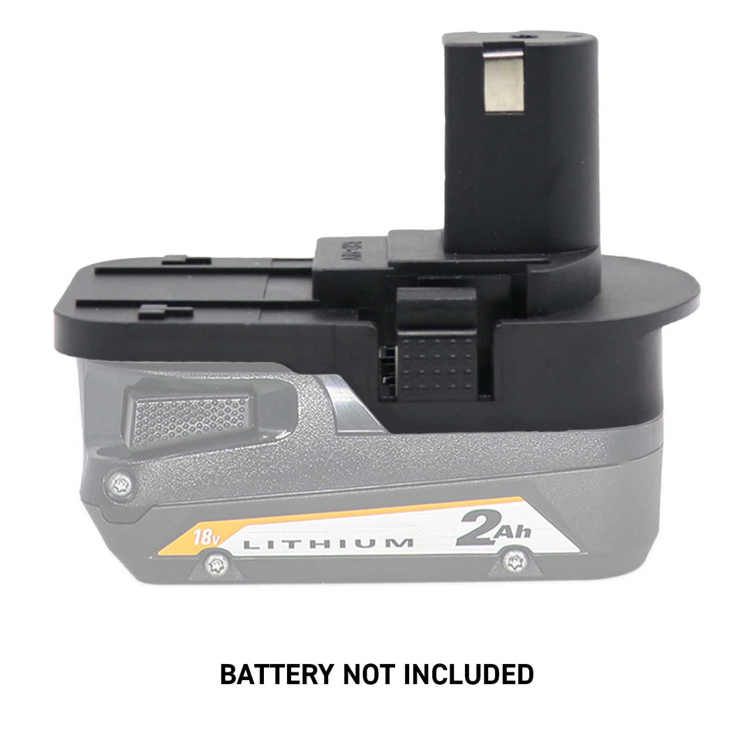 Ridgid® to Ryobi® Battery Adapter