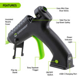 Dash Mini Size Cordless High Temperature Hot Glue Gun