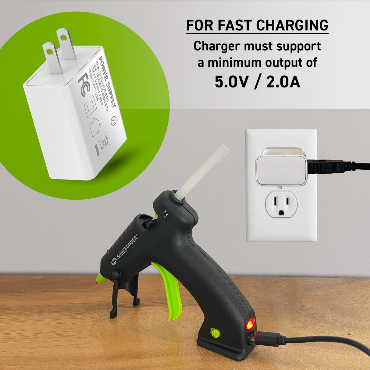 Dash Mini Size Cordless High Temperature Hot Glue Gun