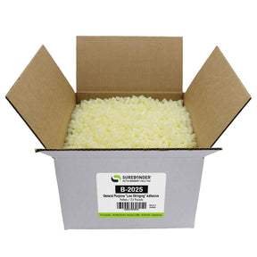 B-2025 Low Stringing General Purpose Hot Melt Pellets | 25 Lb