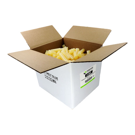 C-862 Low Temperature Packaging Hot Melt Glue Sticks - 1" x 3" | 35 Lb Box