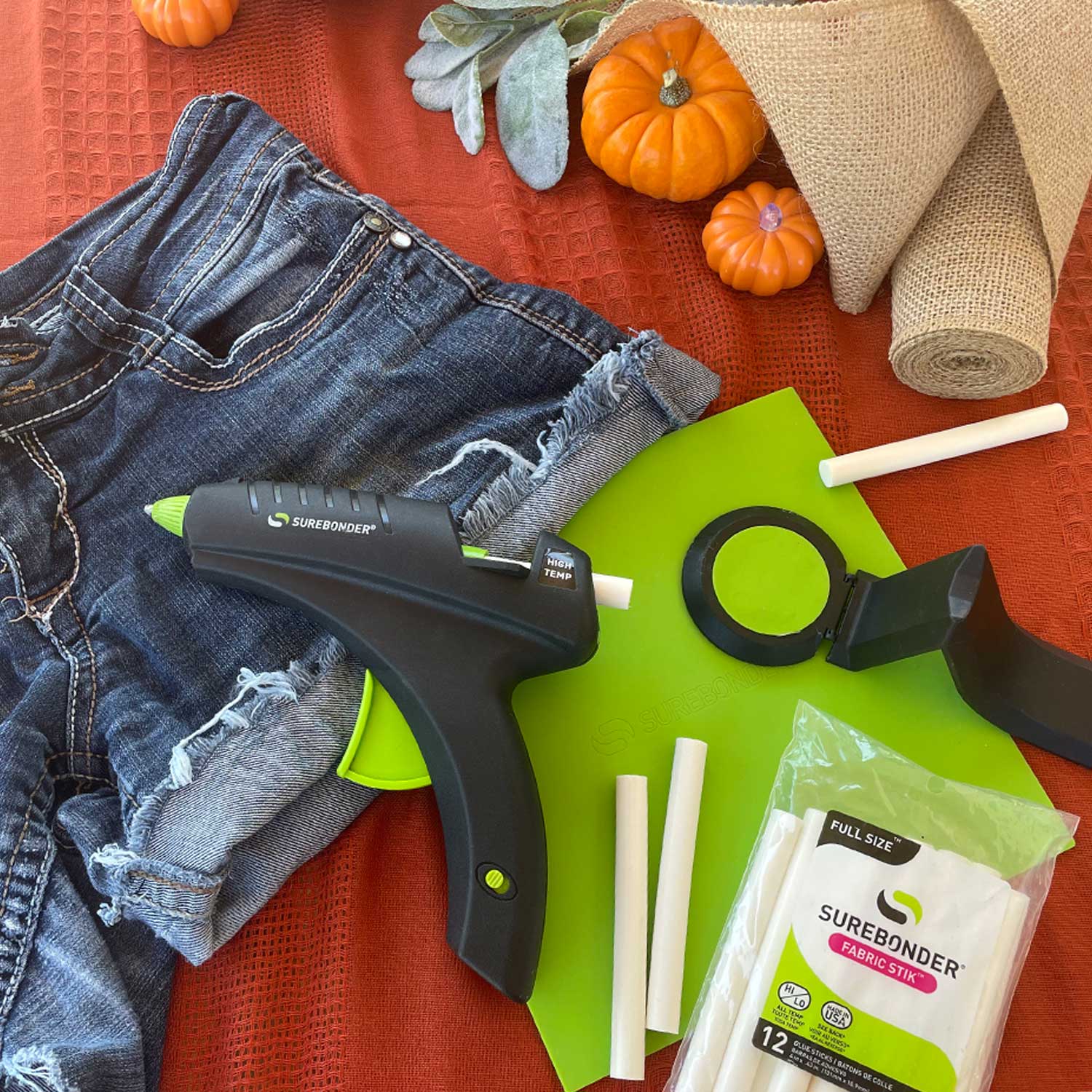 60W High Temp Full Size Cordless/Corded Hot Glue Gun for Crafts