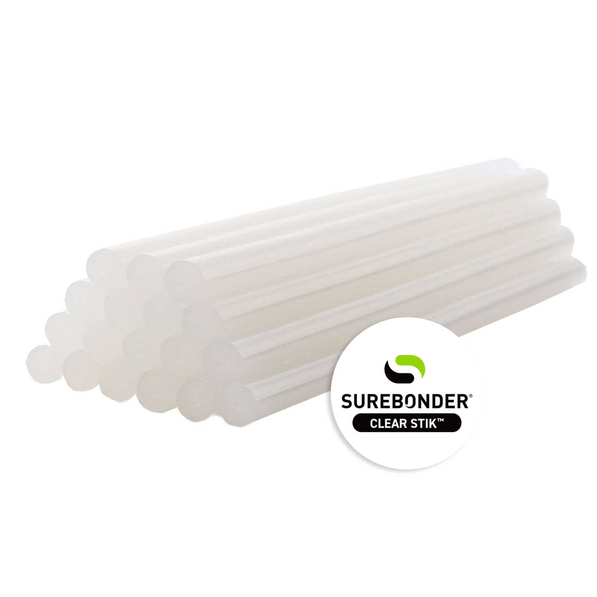 725R10-T General Purpose All Temperature UV Tracer Hot Glue Sticks  - 7/16" x 10" | 25 Lb Box - Surebonder