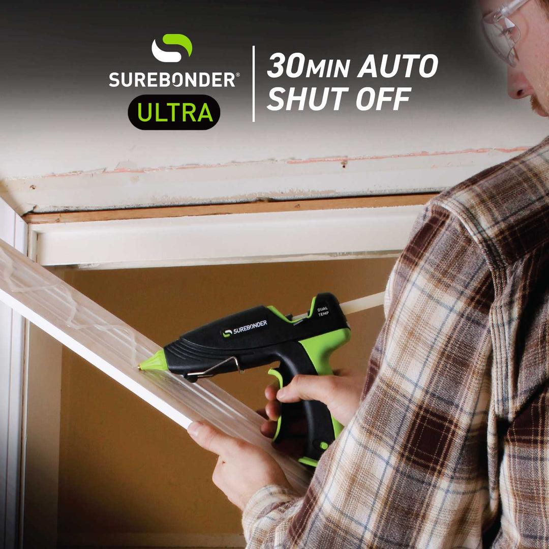 Ultra Series 100 Watt Dual Temperature Full Size Hot Glue Gun with Auto Shut-Off - Surebonder