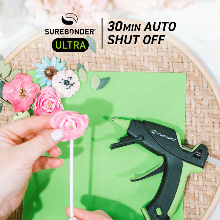 Ultra Series 20 Watt Dual Temperature Mini-Size Hot Glue Gun with Auto Shut-Off - Surebonder