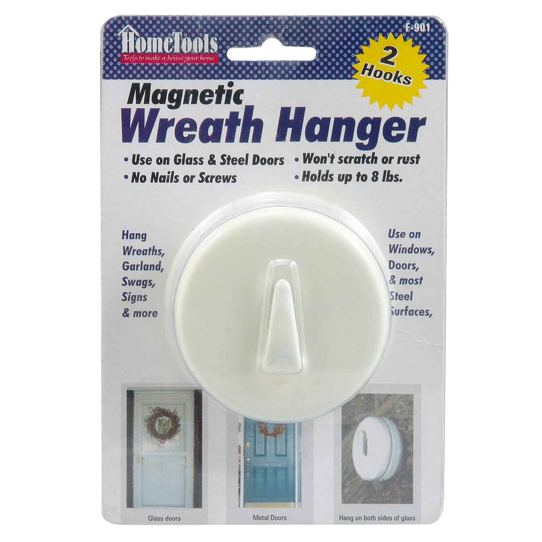 F-901 Magnetic Wreath Hanger - 2-1/2" Diameter - Holds up to 8 lbs.