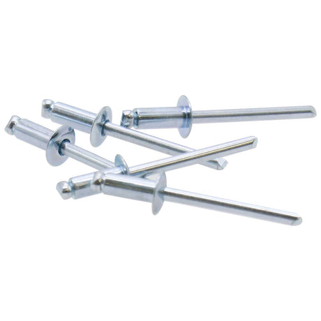 15-pack rust-resistant blind rivets for securing metal, plastic, and composite materials