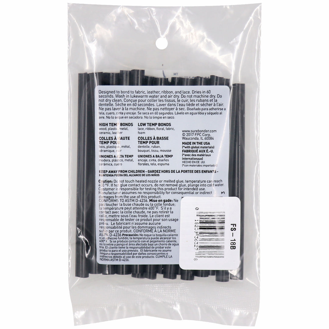 Fabric Hot Glue Stick, Full Size 4 - 12 Pack - (FS-12) – Surebonder