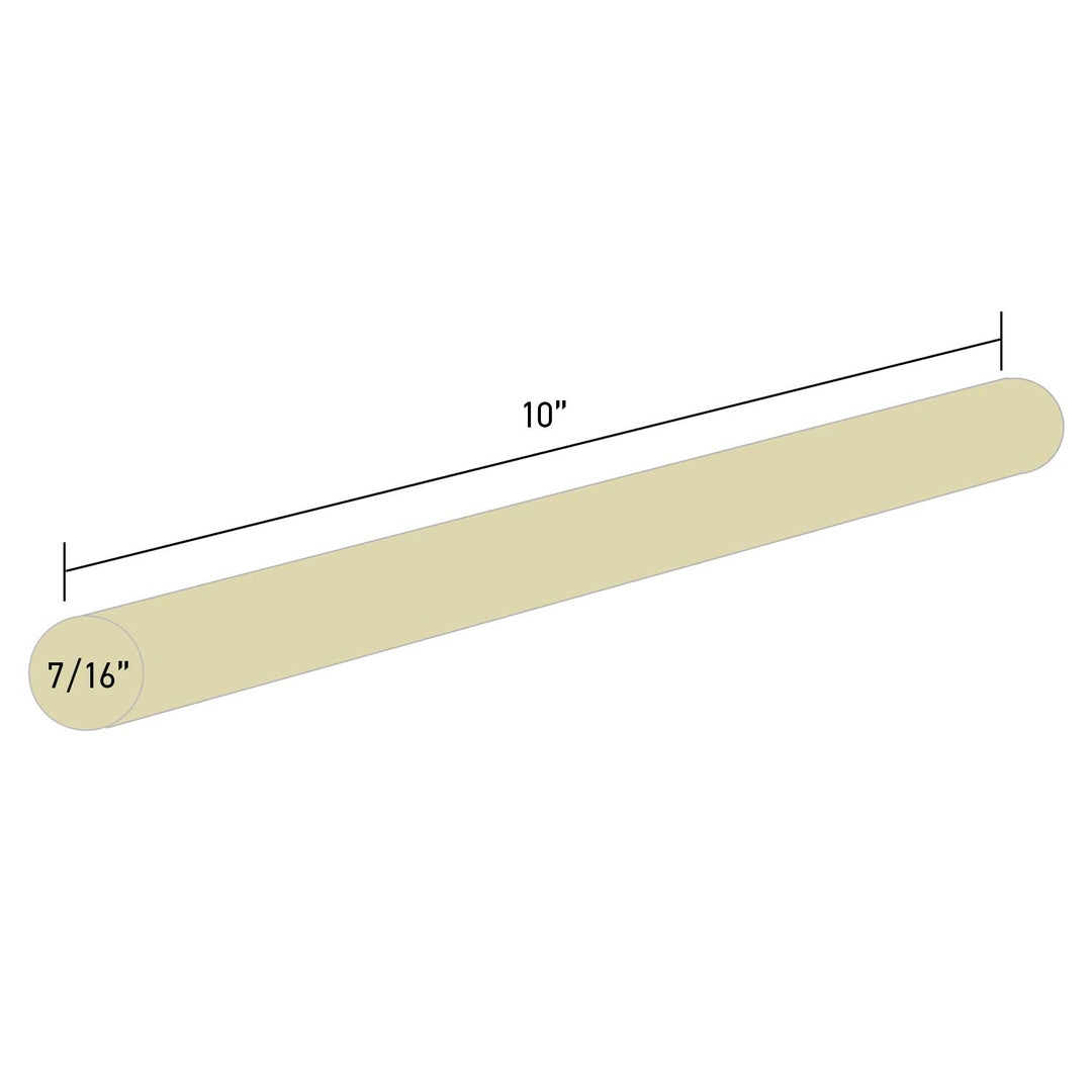 701R510 Full Size 10"  Fast Set Hot Glue Stick - 5 lb Box