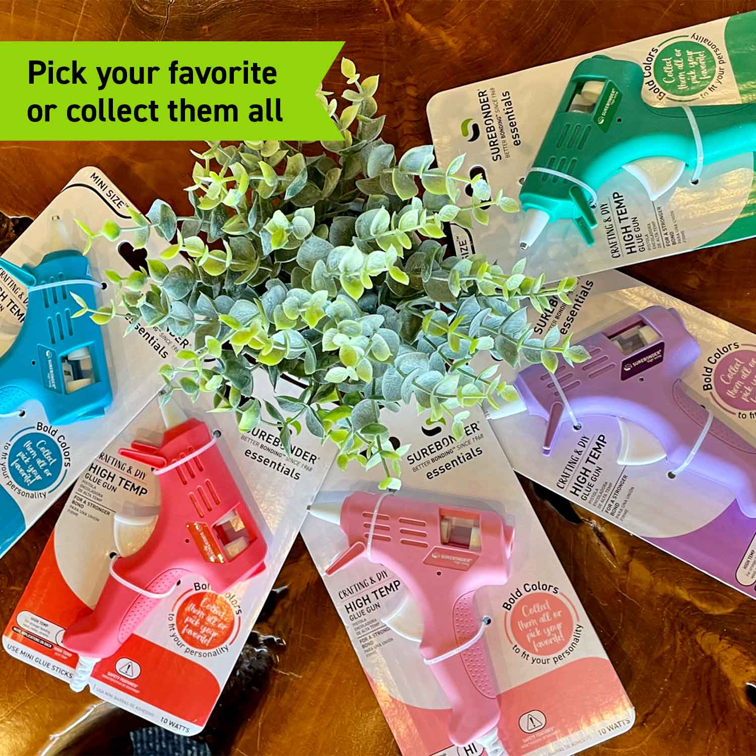 10W High Temperature Mini Size Hot Glue Gun | Coral Red