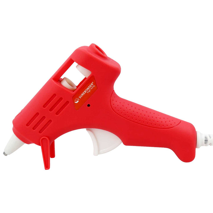 Coral Red Colored Essentials Series 10 Watt Mini Size High Temperature Hot Glue Gun - Surebonder