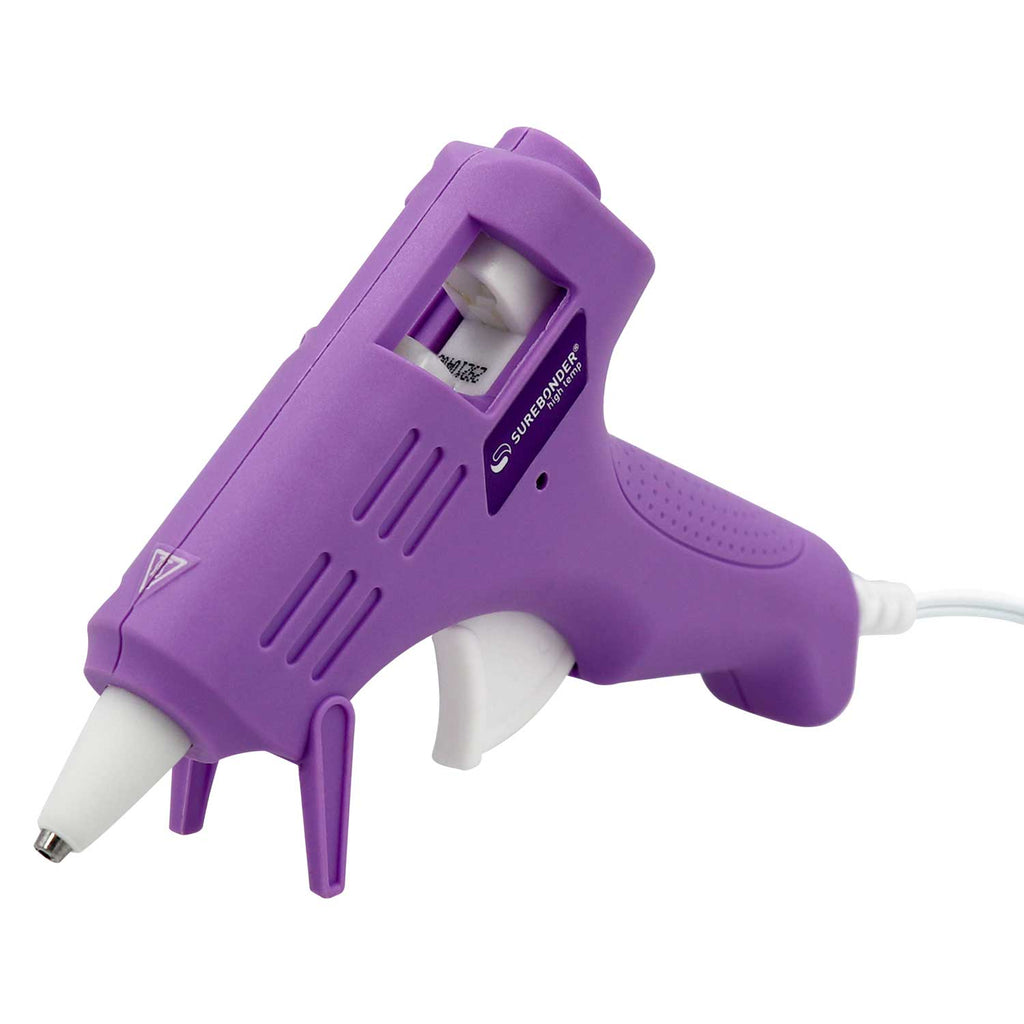 Lavender Purple Colored Essentials Series 10 Watt Mini Size High Temperature Hot Glue Gun