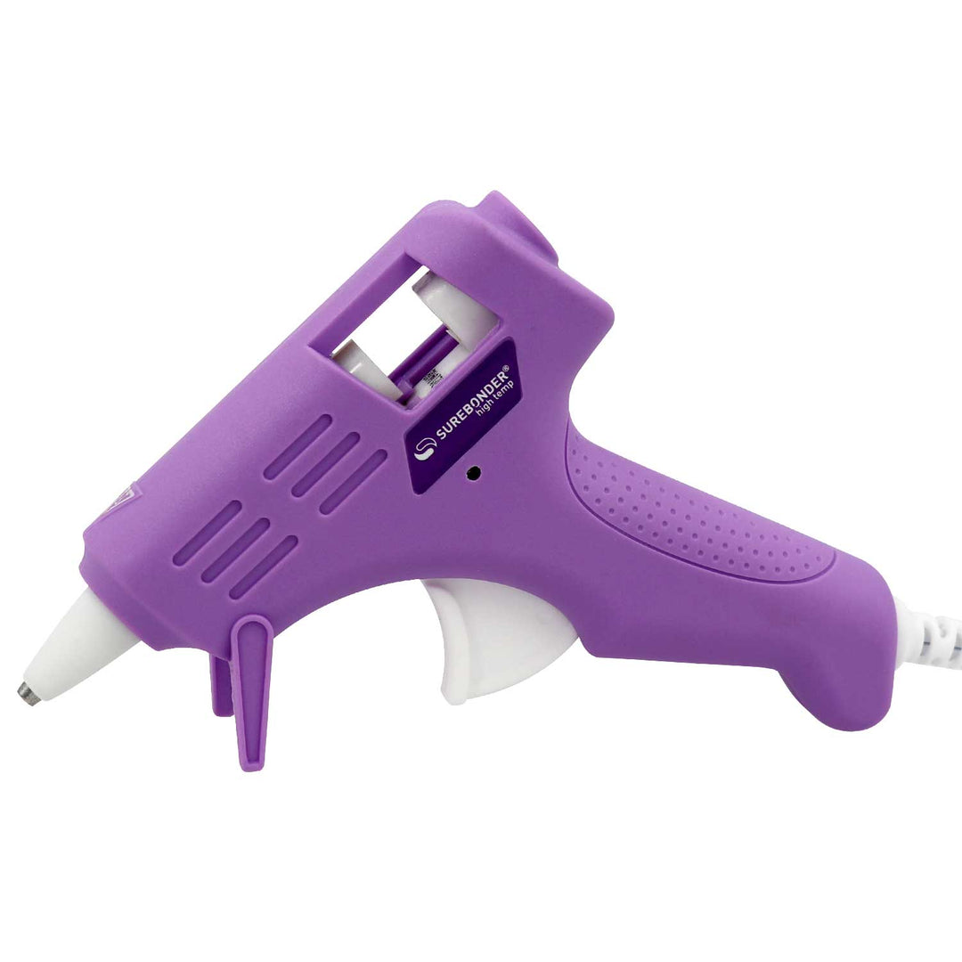 Lavender Purple Colored Essentials Series 10 Watt Mini Size High Temperature Hot Glue Gun - Surebonder