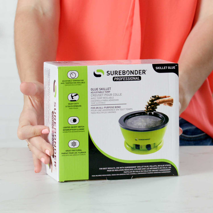 Electric Hot Glue Skillet With Adjustable Temperature, 5-1/4" Diameter (803)