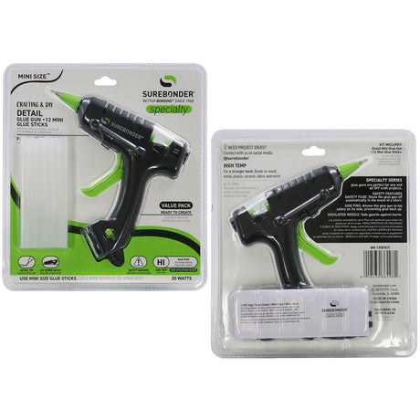 H-195F 20W High Temperature Mini Size Detail Tip Hot Glue Gun Kit
