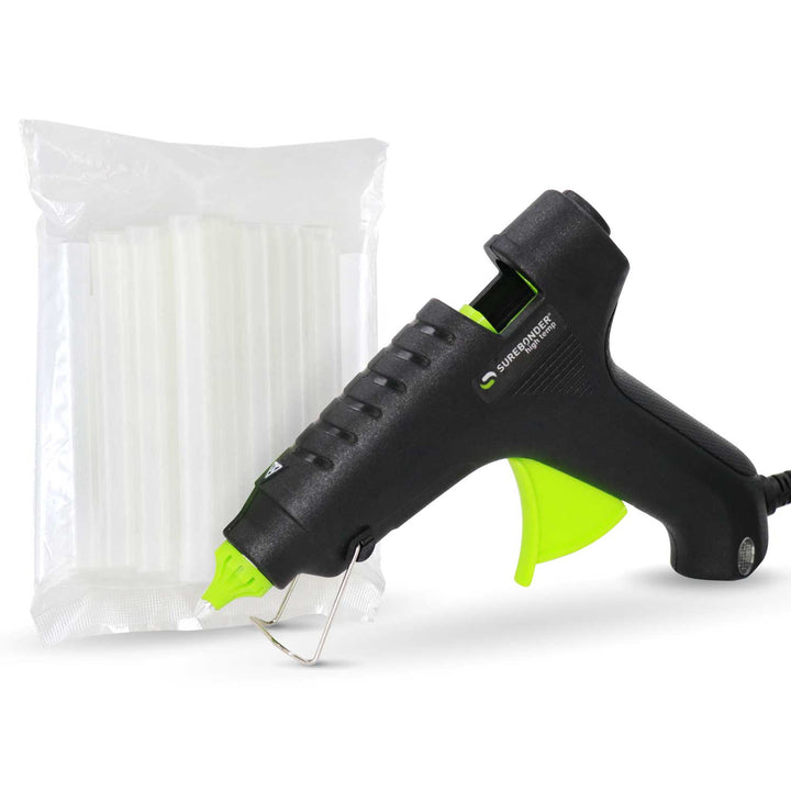 Full Size 40W High Temperature Glue Gun Kit with 20 Glue Sticks - Surebonder