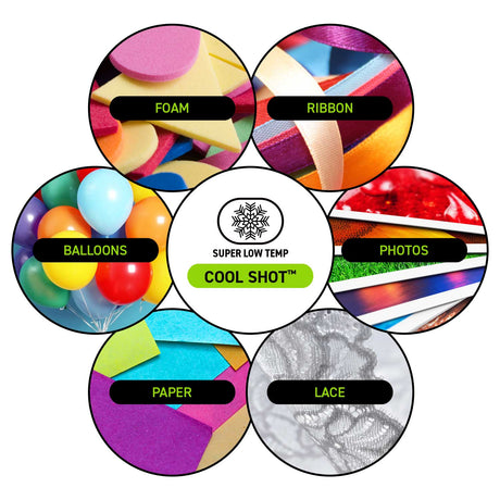 Cool Shot Hot Glue Sticks Value Pack, Ultra Low Temperature, Mini Size 4" - 40 Pack (CS-40) - Surebonder