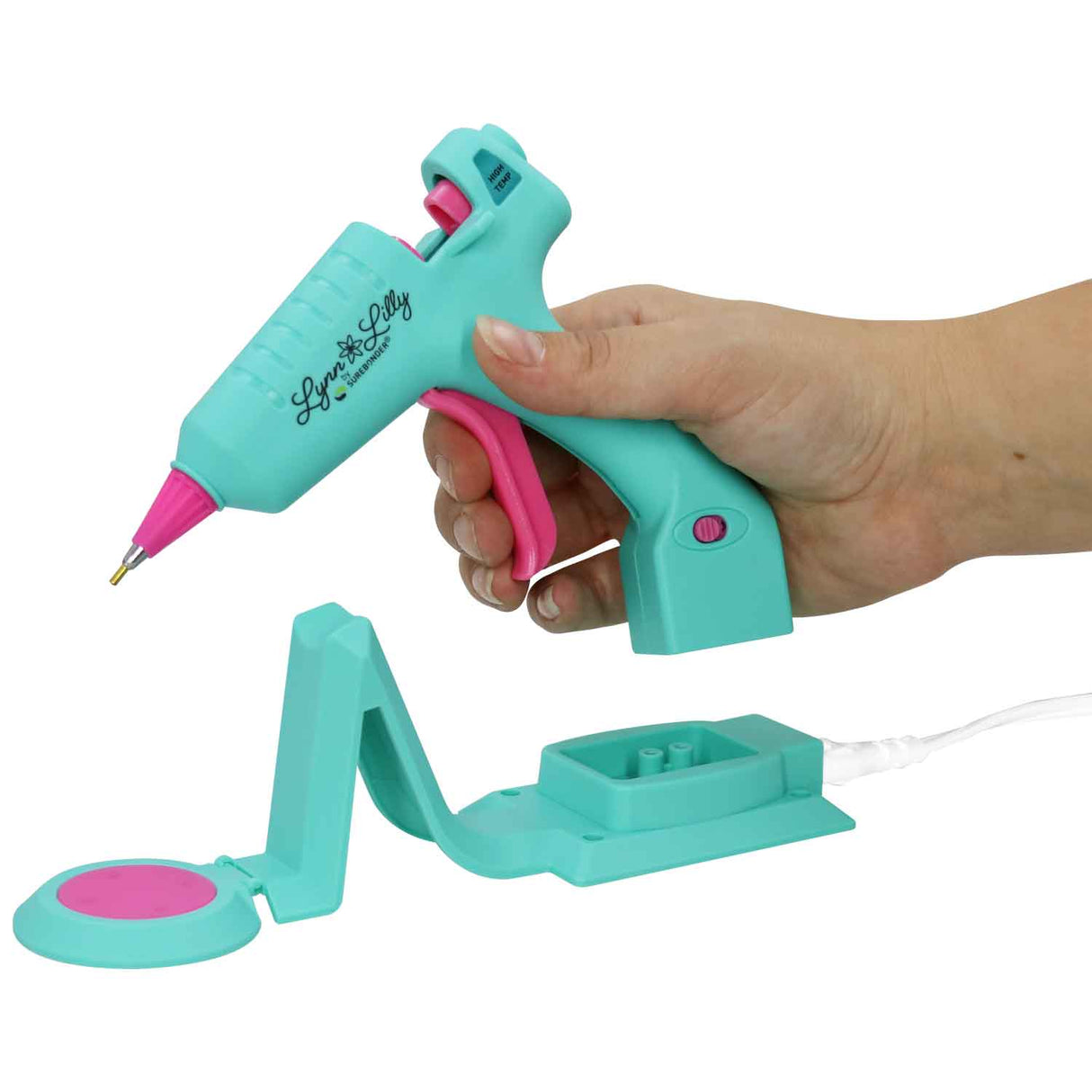 Lynn Lilly Edition Cordless/Corded Detail Tip Mini Glue Gun - Surebonder
