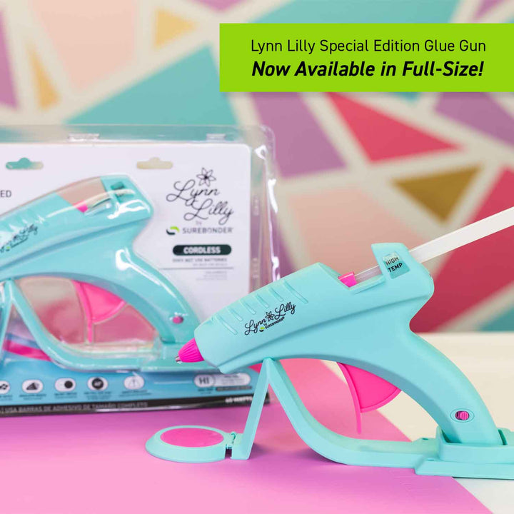 Lynn Lilly Special Edition Cordless/Corded Full Size Hot Glue Gun - Surebonder