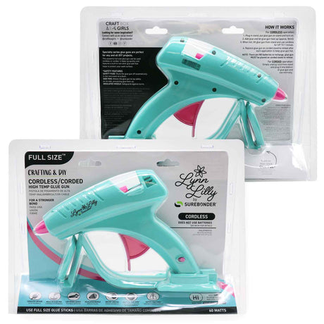 Lynn Lilly Special Edition Cordless/Corded Full Size Hot Glue Gun