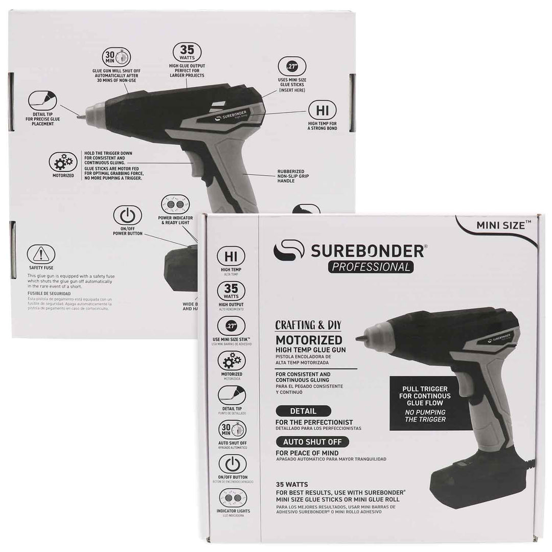 Motorized Mini Glue Gun - High Temperature 35 Watt – Surebonder