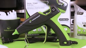 DT-360F 60W Dual Temperature Full Size Hot Glue Gun with Auto Shut-Off