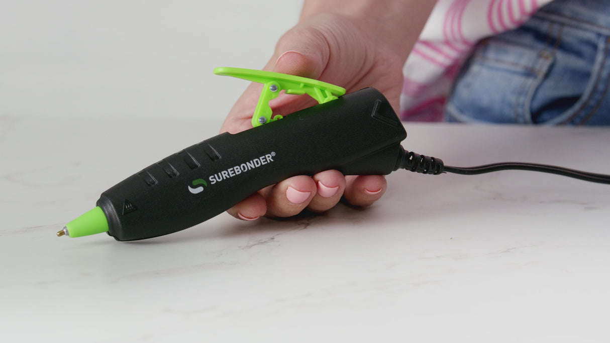 watch this video on Surebonder's mini size glue pen to check out how it works and see all of its features
