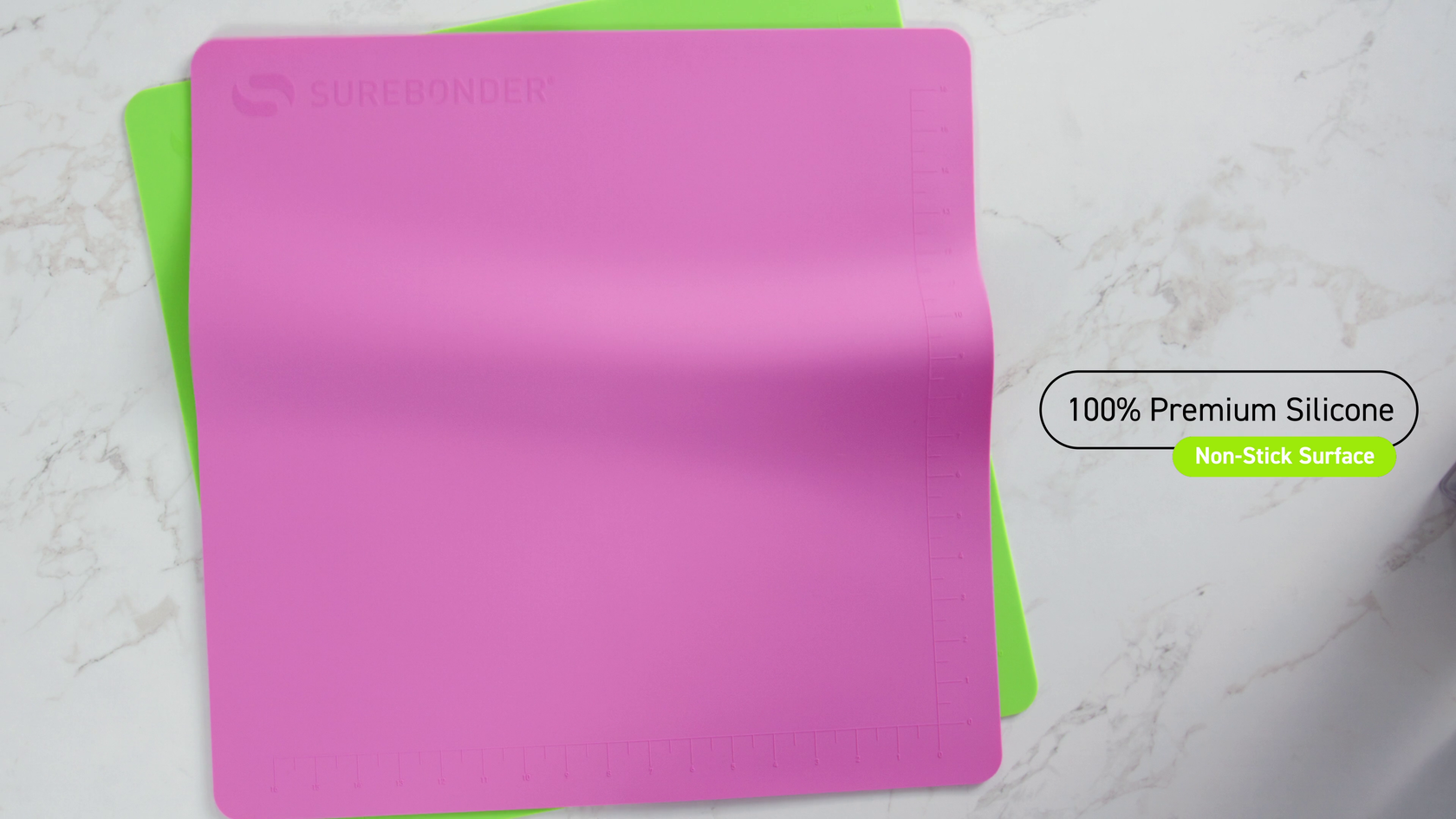 watch this video on Surebonder's 100% silicone matts for working with glue guns and hot glue to see all the features they offer