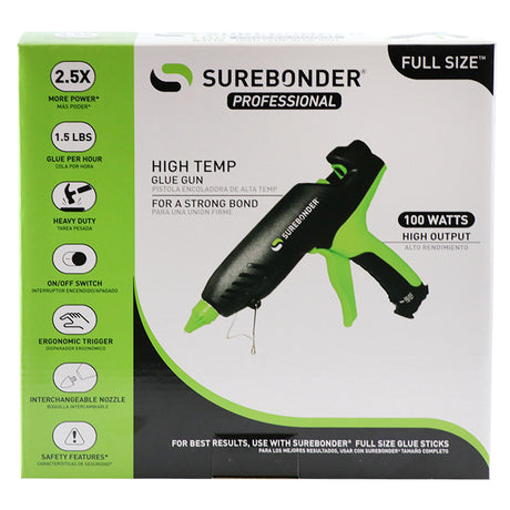 PRO2-100 100W High Temperature Full Size Heavy Duty Hot Glue Gun