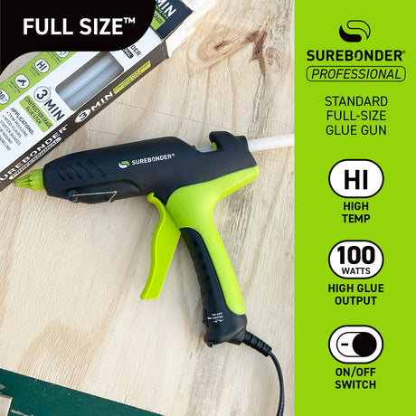 PRO2-100 100W High Temperature Full Size Heavy Duty Hot Glue Gun