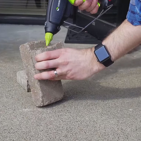 PRO2-220HT 220 Watt High Temperature Professional Heavy Duty Hot Melt Glue Gun - Uses full size, 7/16" glue sticks - Surebonder